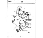 Tappan 30-4382-23-01 burner, manifold and gas control diagram