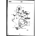 Tappan 30-4942-00-02 burner, manifold and gas control diagram