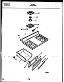 Cooktop and drawer parts