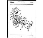 Tappan 49-2751-00-01 cabinet and component parts diagram