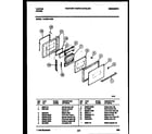Tappan 12-3699-00-04 door parts diagram