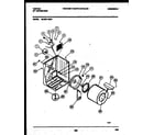 Tappan 49-2351-00-01 cabinet and component parts diagram