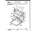 Tappan 49-2351-00-01 console and control parts diagram