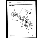Tappan 49-2351-23-01 blower and drive parts diagram