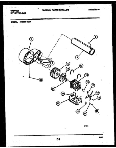 Blower and drive parts