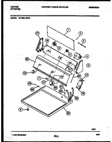 Console and control parts