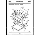 Tappan 47-2751-23-01 console and control parts diagram
