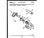 Tappan 47-2451-00-01 blower and drive parts diagram