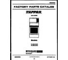 Tappan 76-4960-00-03 cover page diagram