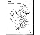 Tappan 76-4960-00-03 burner, manifold and gas control diagram