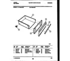 Tappan 76-4960-00-03 drawer parts diagram