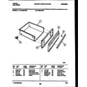 Tappan 76-4960-23-03 drawer parts diagram