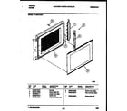 Tappan 77-4950-00-04 upper oven door parts diagram