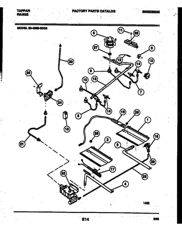 Burner, manifold and gas control