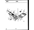 Tappan 30-2552-23-01 cooktop and broiler drawer parts diagram