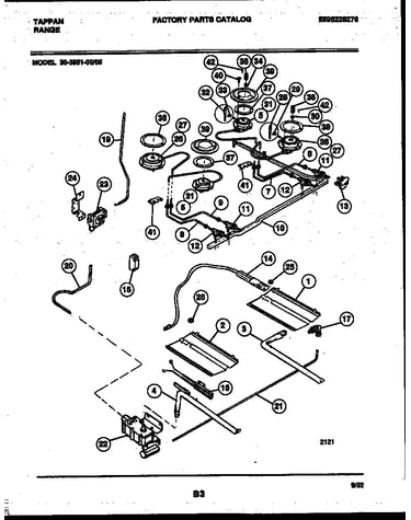 Burner, manifold and gas control