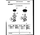 Tappan 30-3851-00-05 burner parts diagram