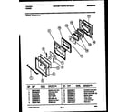 Tappan 30-3989-00-07 door parts diagram