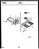 Cooktop and drawer parts