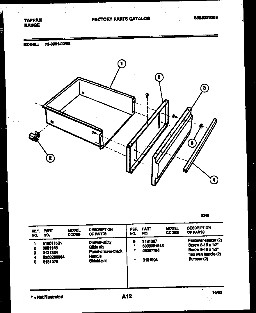 DRAWER PARTS