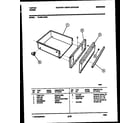 Tappan 73-3951-23-02 drawer parts diagram