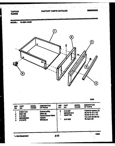Drawer parts