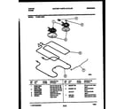 Tappan 73-3951-00-02 broiler parts diagram