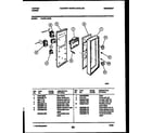 Tappan 73-3751-66-02 lower oven door parts diagram