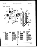 Lower oven door parts