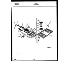 Tappan 30-2272-23-01 cooktop and broiler drawer parts diagram