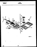 Cooktop and broiler drawer parts
