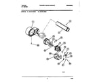 Tappan 49-2251-23-02 blower and drive parts diagram