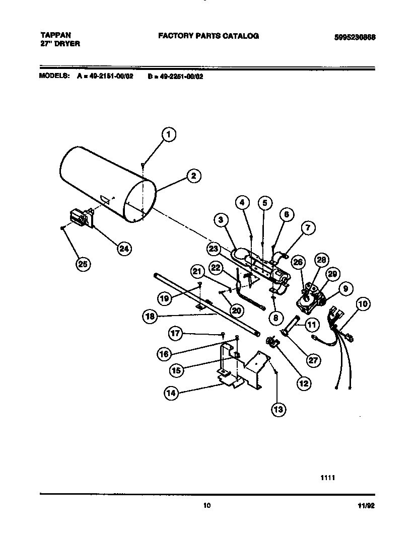 BURNER, IGNITER AND VALVE
