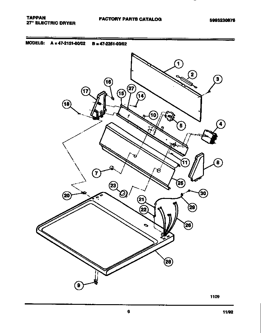 CONSOLE AND CONTROL PARTS