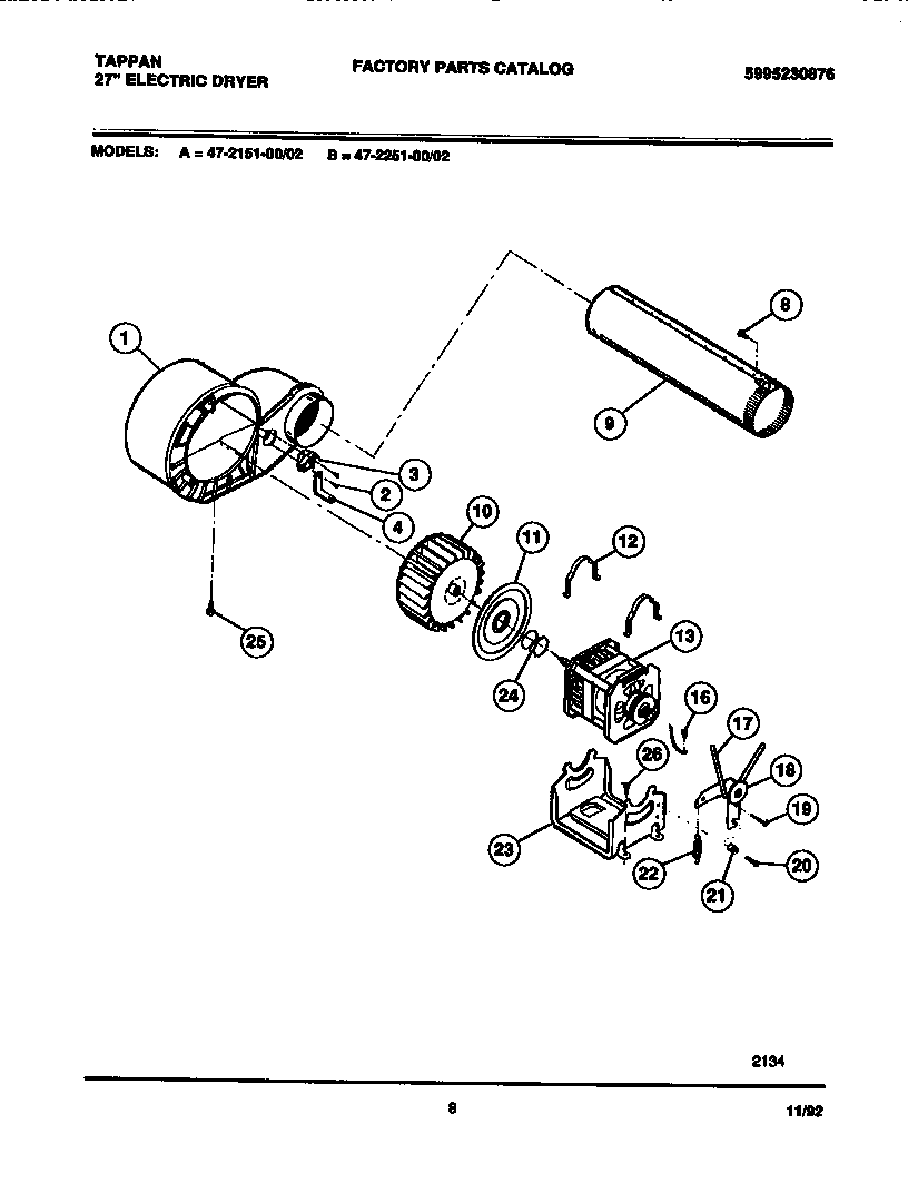 BLOWER AND DRIVE PARTS