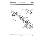 Tappan 47-2251-23-02 blower and drive parts diagram