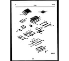 Tappan 95-1997-66-04 shelves and supports diagram