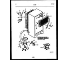 Tappan 95-1997-00-04 system and automatic defrost parts diagram