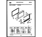 Tappan 72-3651-00-03 upper oven door parts diagram