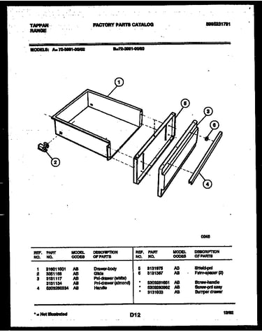 Drawer parts