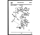 Tappan 72-3981-00-02 burner, manifold and gas control diagram
