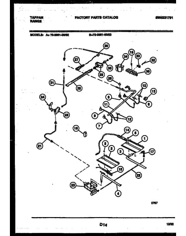 Burner, manifold and gas control