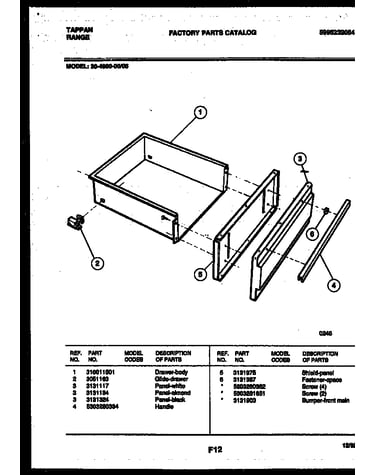 Drawer parts