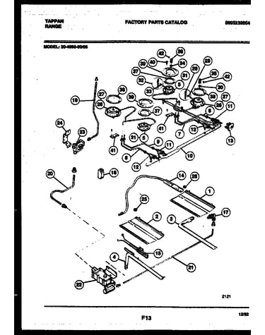 Burner, manifold and gas control
