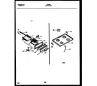 Tappan 30-2239-00-09 cooktop and broiler drawer parts diagram