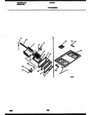 Cooktop and broiler drawer parts