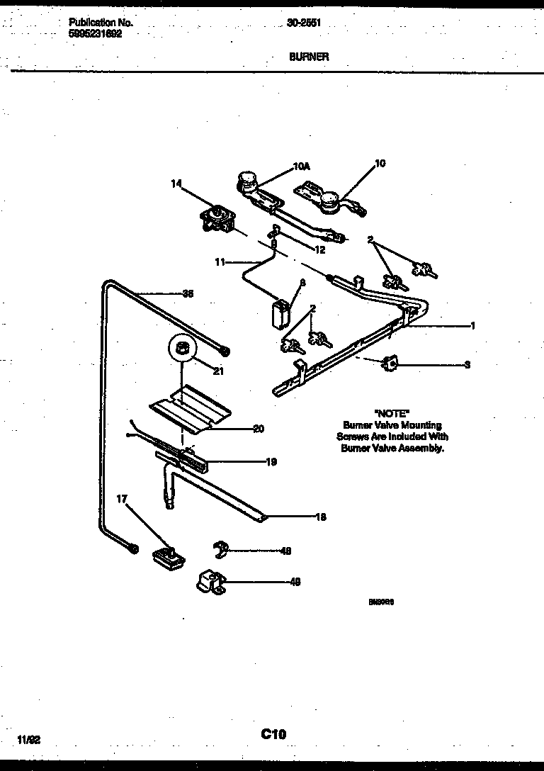 Burner parts