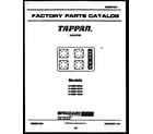 Tappan 14-3088-00-04 cover diagram