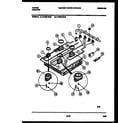 Tappan 14-3089-00-03 burner, manifold and gas control diagram