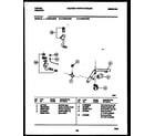 Tappan 14-3632-08-06 burner, manifold and gas control diagram
